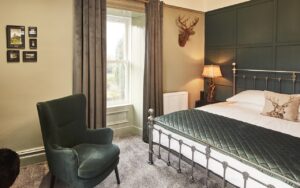comfortable easy chairs in the Snug bedroom at The House at Hawes luxury b&b