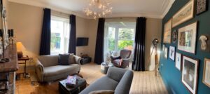 exclusive use sitting room at the house at hawes Wensleydale 